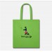 Never Give Up Samurai Lime Green Tote Bag